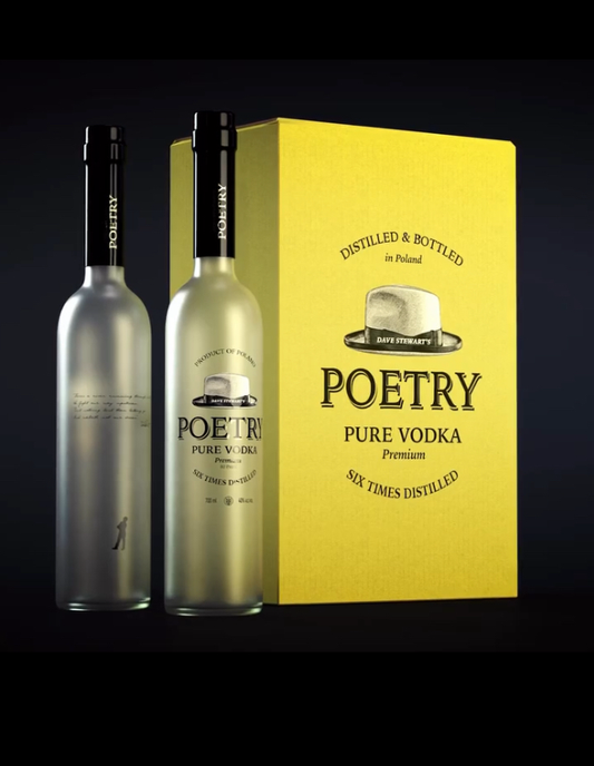 6 Flaschen Poetry Pure Premium Vodka 70cl